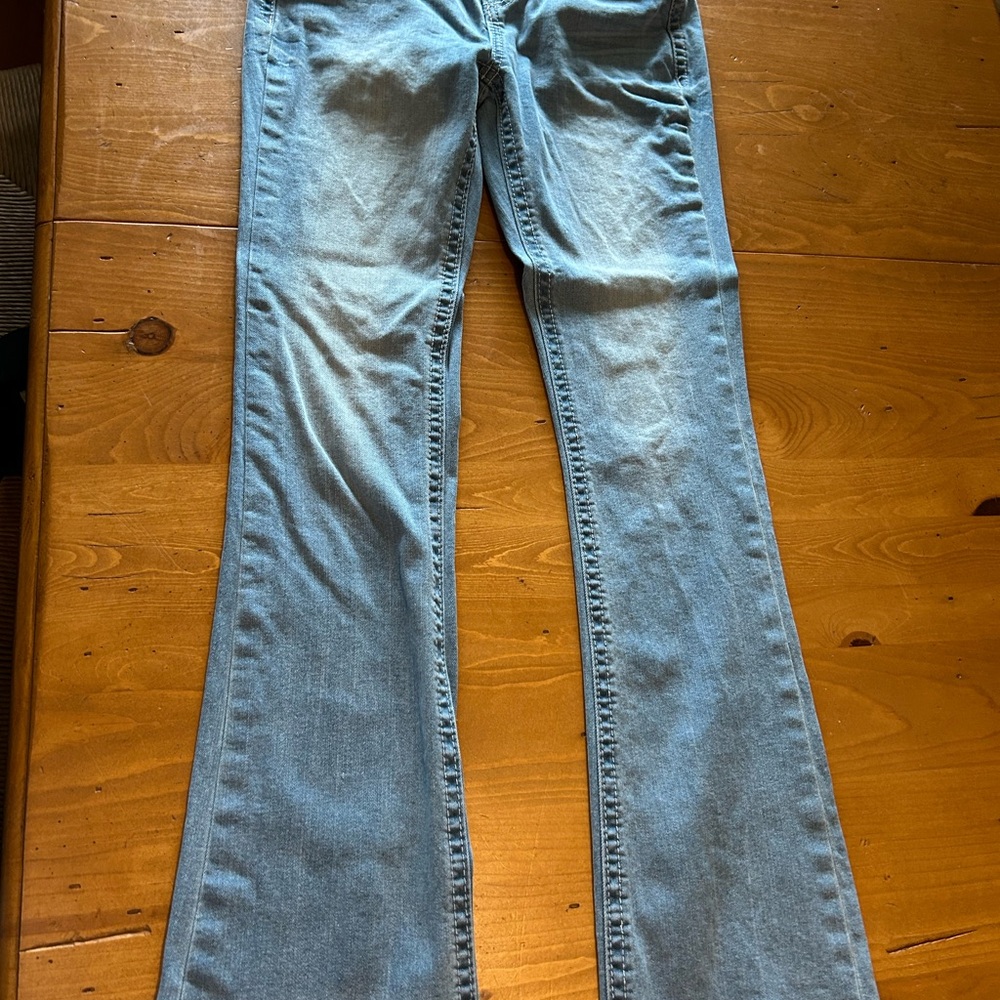 Sotela Blue Flare Wide Leg Jeans